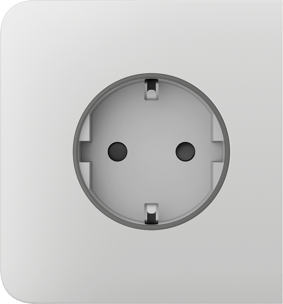 Бічна панель для вбудованої розетки Ajax SideCover (basic) White