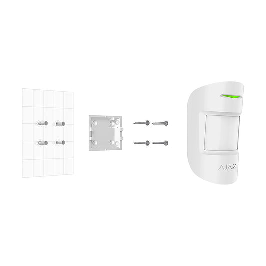 Кріпильна панель Ajax SmartBracket для MotionProtect, CombiProtect White
