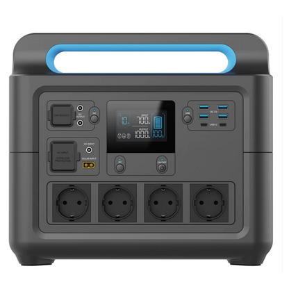 Зарядна станція PowerPlant HS1000 1228Wh, 1800W Black (PB930845)