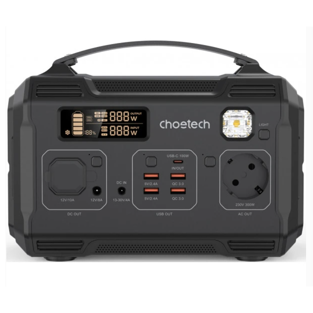 Зарядна станція Choetech BS002 300W, 277Wh (BS002-EU-BK)