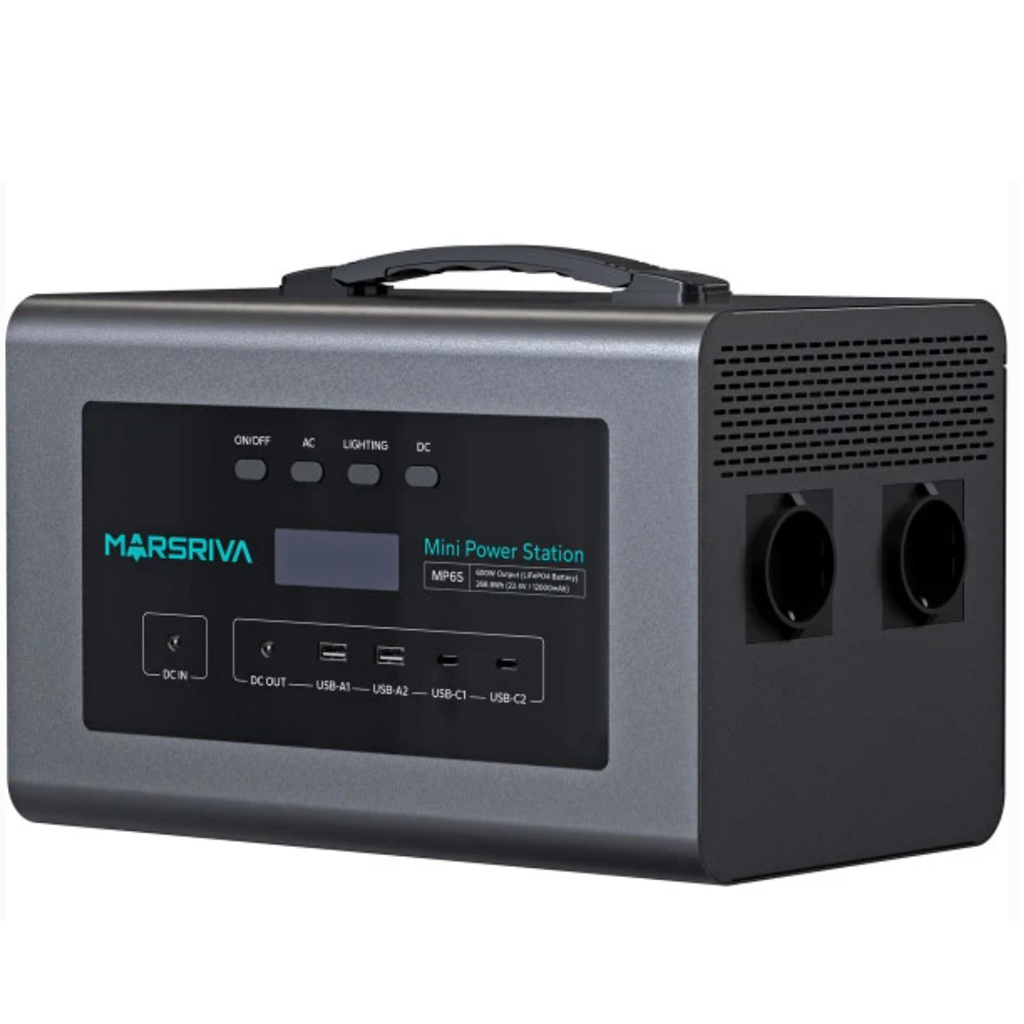 Зарядна станція Marsriva MP6S 600W, 268Wh (MP6S_MARSRIVA)