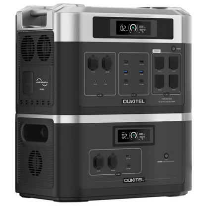 Зарядна станція + батарейный модуль Oukitel BP2000E 4096Wh (BP2000E+B2000E)