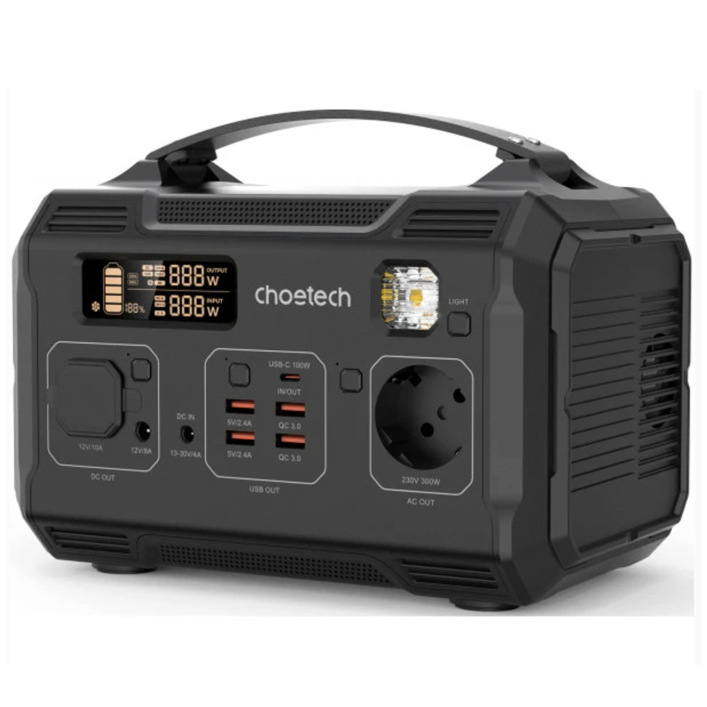 Зарядна станція Choetech BS002 300W, 277Wh (BS002-EU-BK)