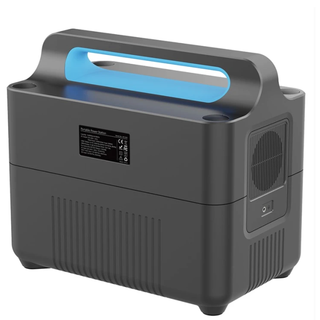 Зарядна станція PowerPlant 1484.8Wh, 412444mAh, 1800W Black (PB930852)