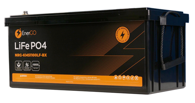 Акумулятор EnerGo LiFePO4 51.2V 100Ah (NRG-KM51100LF-BX)