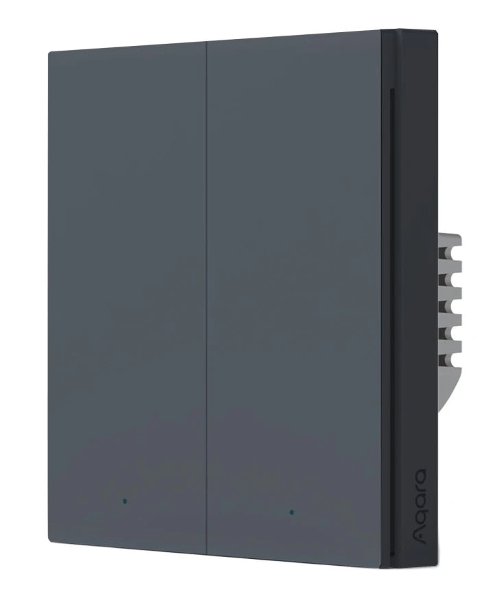 Розумний вимикач Aqara H1 Double Rocker (No Neutral) Gray (WS-EUK02)