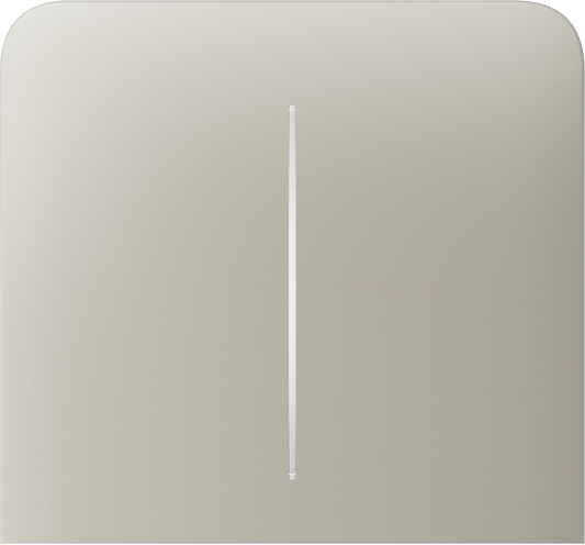 Бічна кнопка для двоклавішного вимикача Ajax SideButton (2-gang) vertical Ivory
