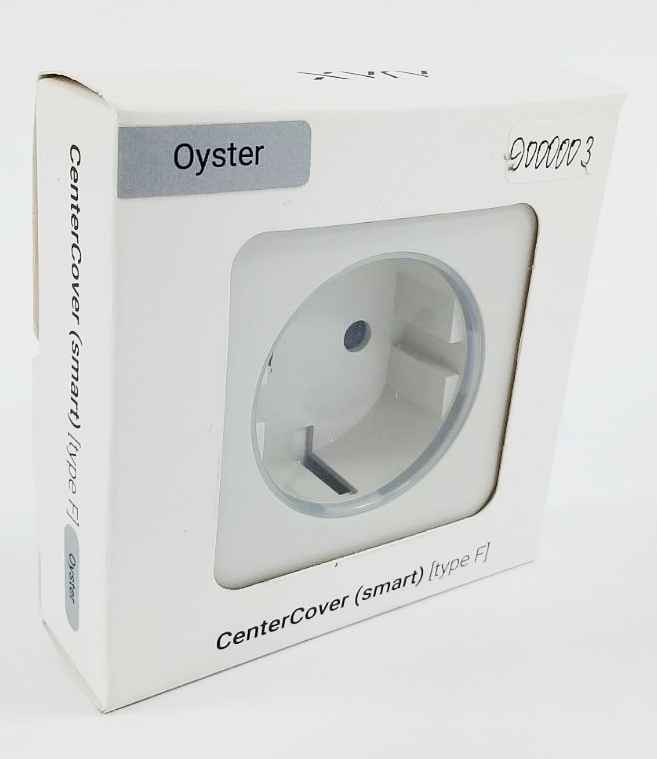 (Уцінка) Центральна панель для вбудованої розетки Ajax СenterCover (smart) Oyster