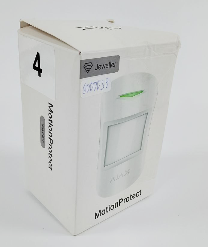 (Уцінка) Бездротовий датчик руху Ajax MotionProtect White