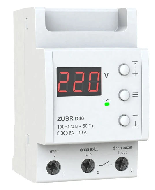 Реле напруги ZUBR D40