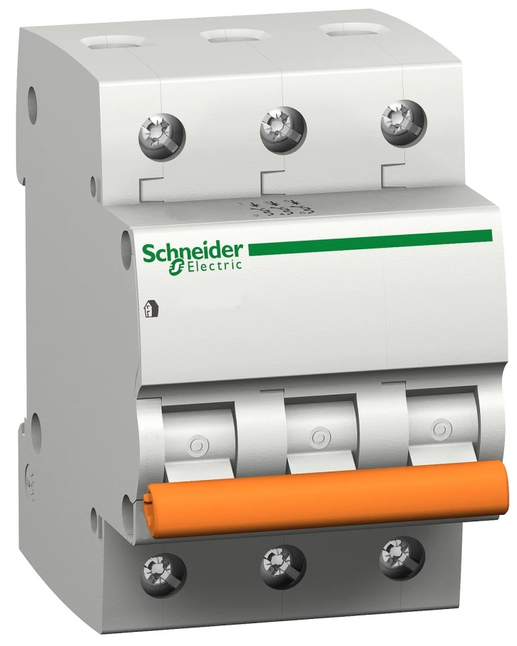 Автоматичний вимикач Schneider Electric ВА63 (3P, 20A, C, 4,5kA) (11224)