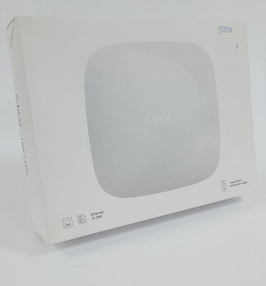 (Уцінка) Інтелектуальна централь Ajax Hub 2 (4G) White