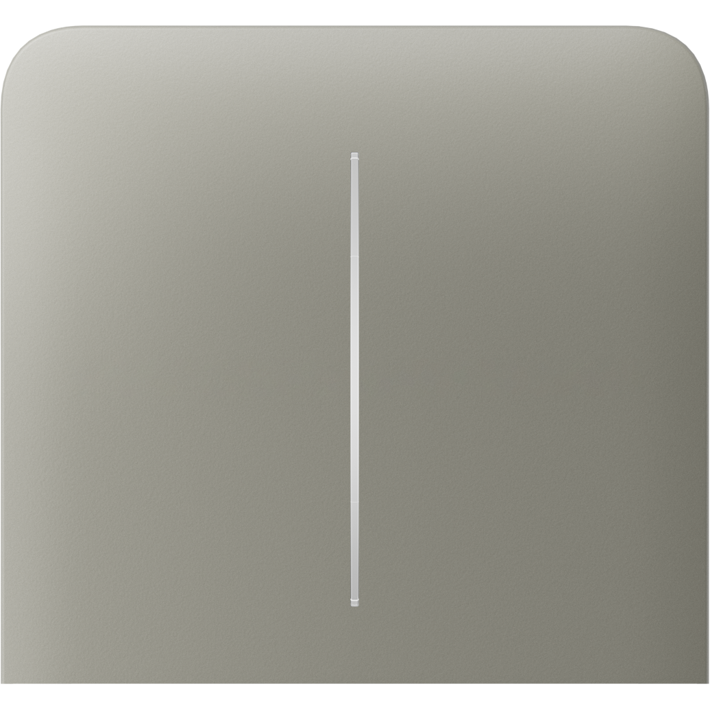 Бічна кнопка для двоклавішного вимикача Ajax SideButton (2-gang) vertical Olive