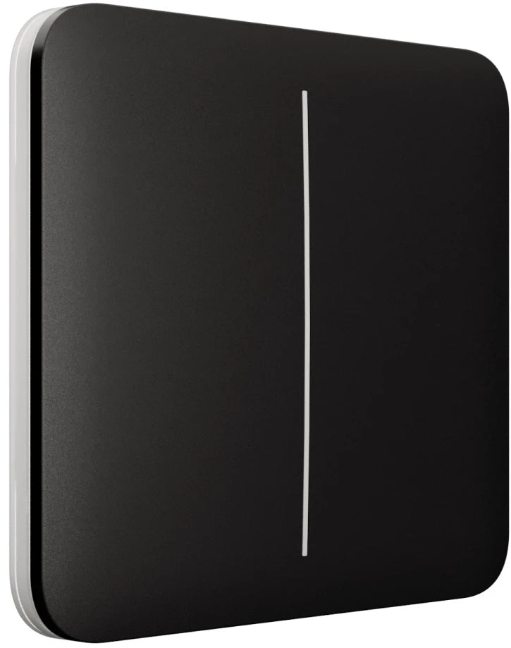 Вимикач Ajax LightSwitch 2-клавішний Black