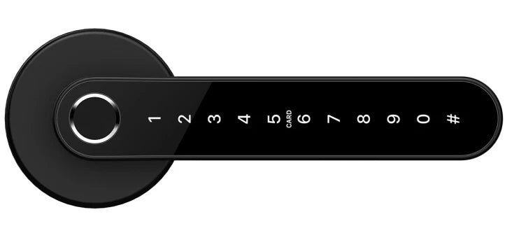 Розумний дверний замок біометричний SEVEN LOCK SL-7739BF Black