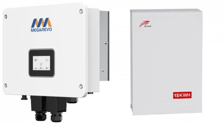 Комплект резервного живлення Megarevo O5KL1D/BAT-15KWH-51.2V-140A