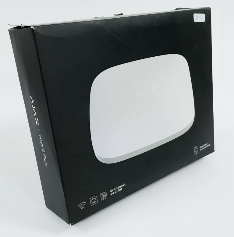 (Уцінка) Інтелектуальна централь Ajax Hub 2 Plus White