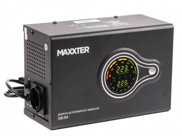 ДБЖ Maxxter MX-HI-PSW500-01 Black