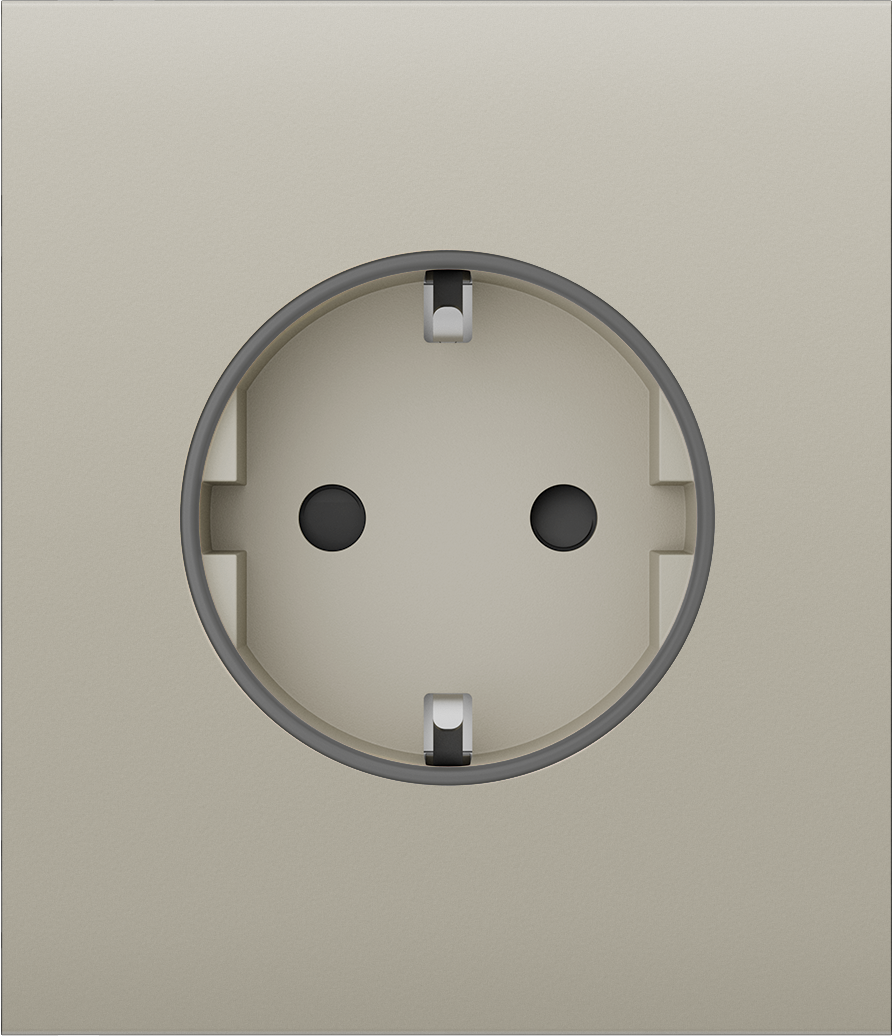 Центральна панель для вбудованої розетки Ajax СenterCover (basic) Ivory