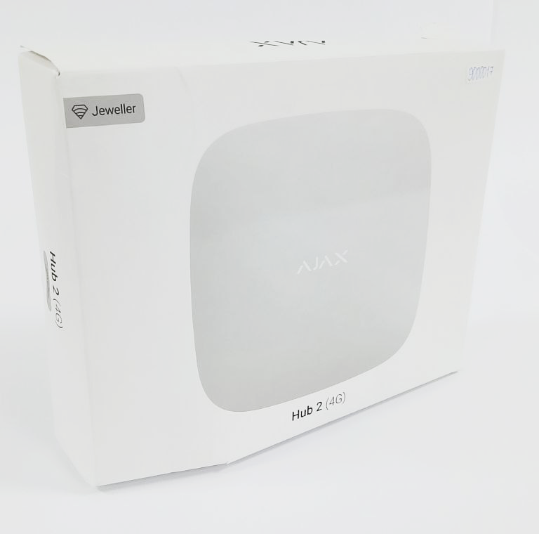 (Уцінка) Інтелектуальна централь Ajax Hub 2 (4G) White