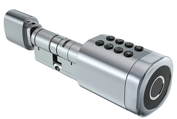 Розумний біометричний замок SEVEN LOCK SL-7774BF (35-90 мм) Silver (SL7774BFs90)