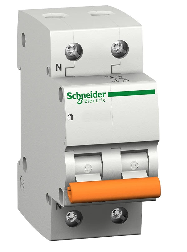 Автоматичний вимикач Schneider Electric ВА63 (1P+N, 63A, C, 4.5кА) (11219)