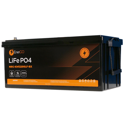 Акумулятор EnerGo LiFePO4 12V 200Ah (NRG-KM12200LF-BX)