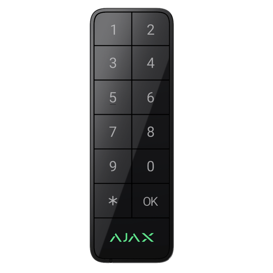 Дротова клавіатура Ajax Superior KeyPad Outdoor Fibra Black (117760.285.BL)