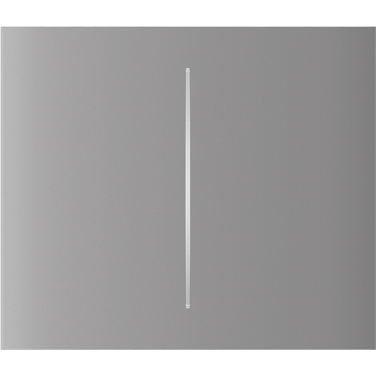 Центральна кнопка для двоклавішного вимикача Ajax CenterButton (2-gang) vertical Fog
