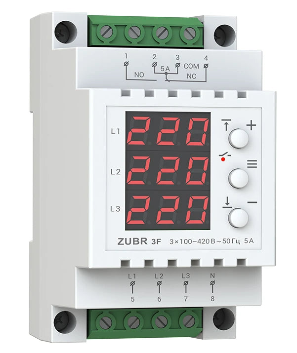 Реле напруги ZUBR 3F
