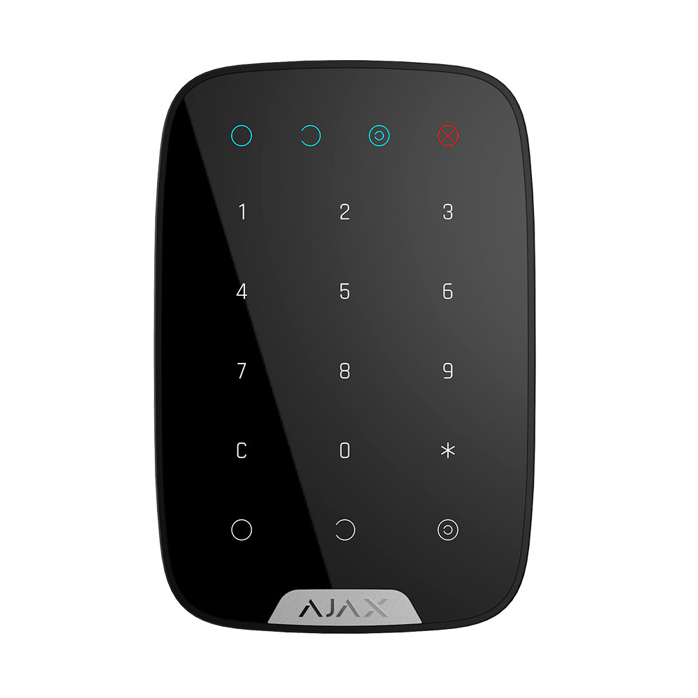 Бездротова сенсорна клавіатура Ajax KeyPad Black