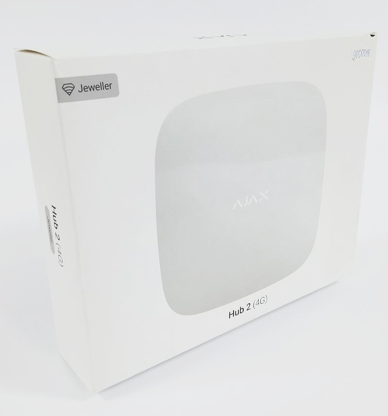(Уцінка) Інтелектуальна централь Ajax Hub 2 (4G) White