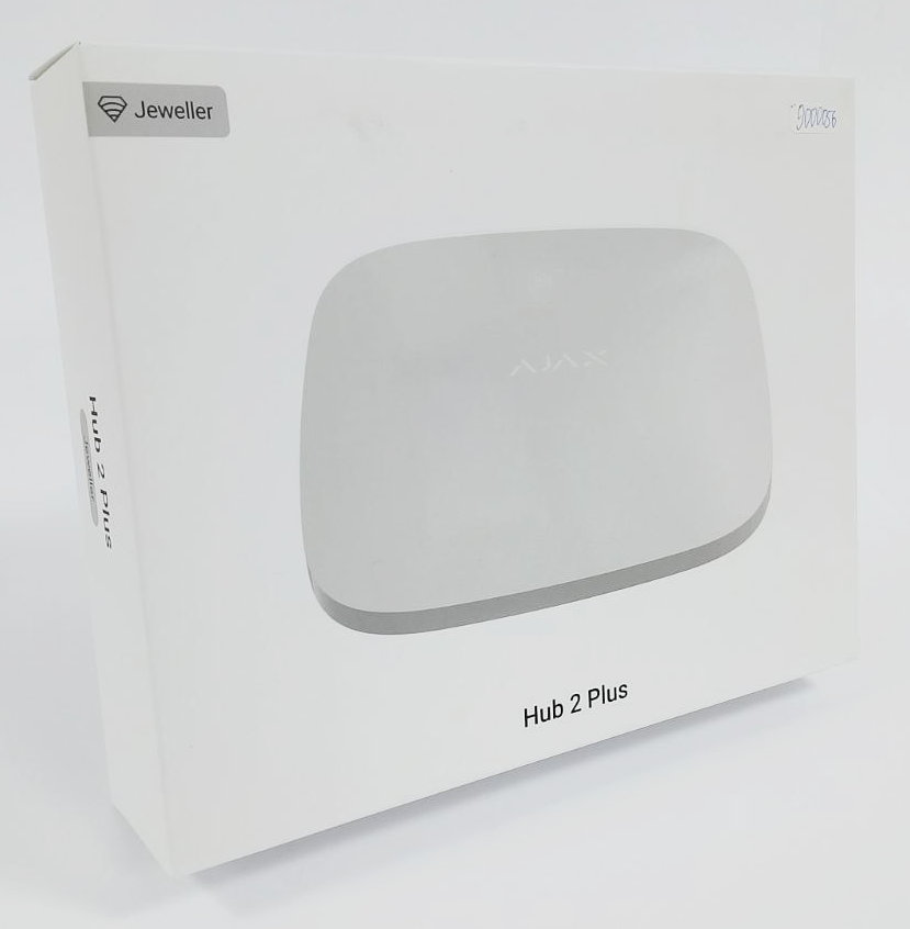(Уцінка) Інтелектуальна централь Ajax Hub 2 Plus White