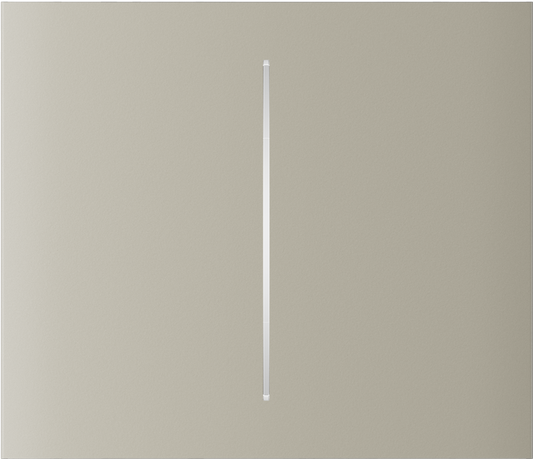 Центральна кнопка для двоклавішного вимикача Ajax CenterButton (2-gang) vertical Ivory