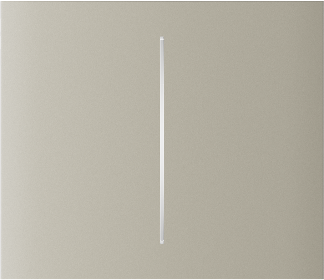 Центральна кнопка для двоклавішного вимикача Ajax CenterButton (2-gang) vertical Ivory