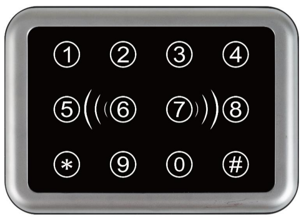 Зчитувач Uniview OEC-R2H-EK (ID) Gray