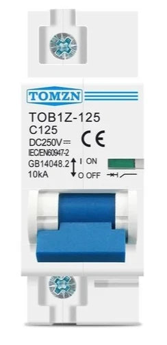 Автоматичний вимикач TOMZN TOB1Z-125 DC (1P, 125A, C, 10kA, DIN)