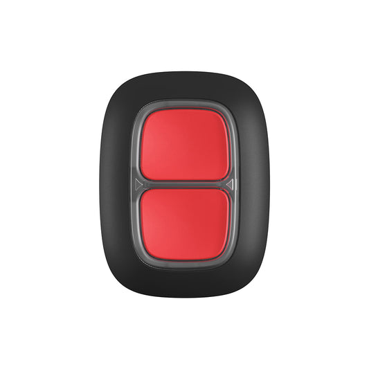 Бездротова екстрена кнопка Ajax DoubleButton Black
