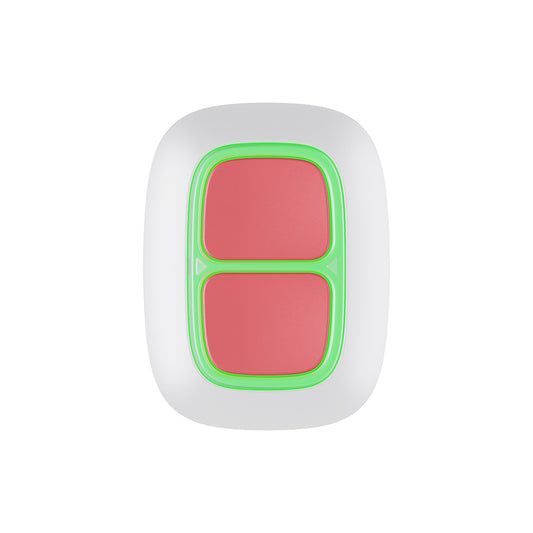 Бездротова екстрена кнопка Ajax DoubleButton White