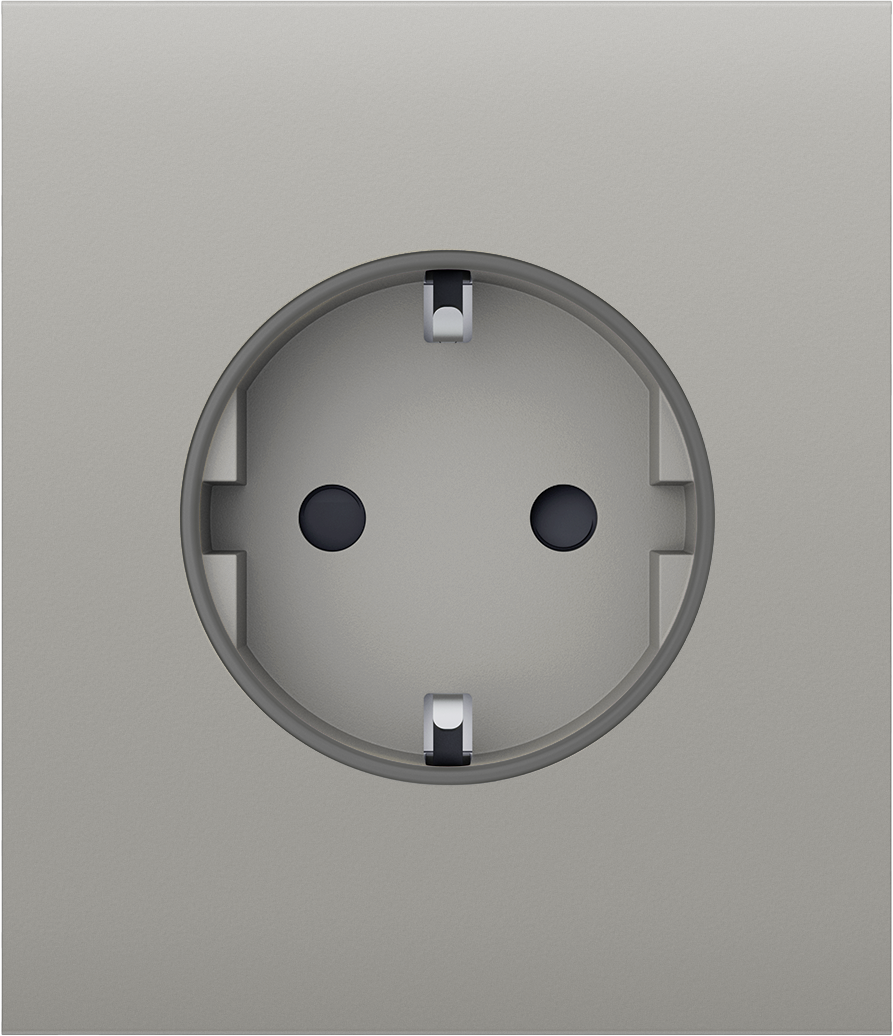 Центральна панель для вбудованої розетки Ajax СenterCover (basic) Oyster