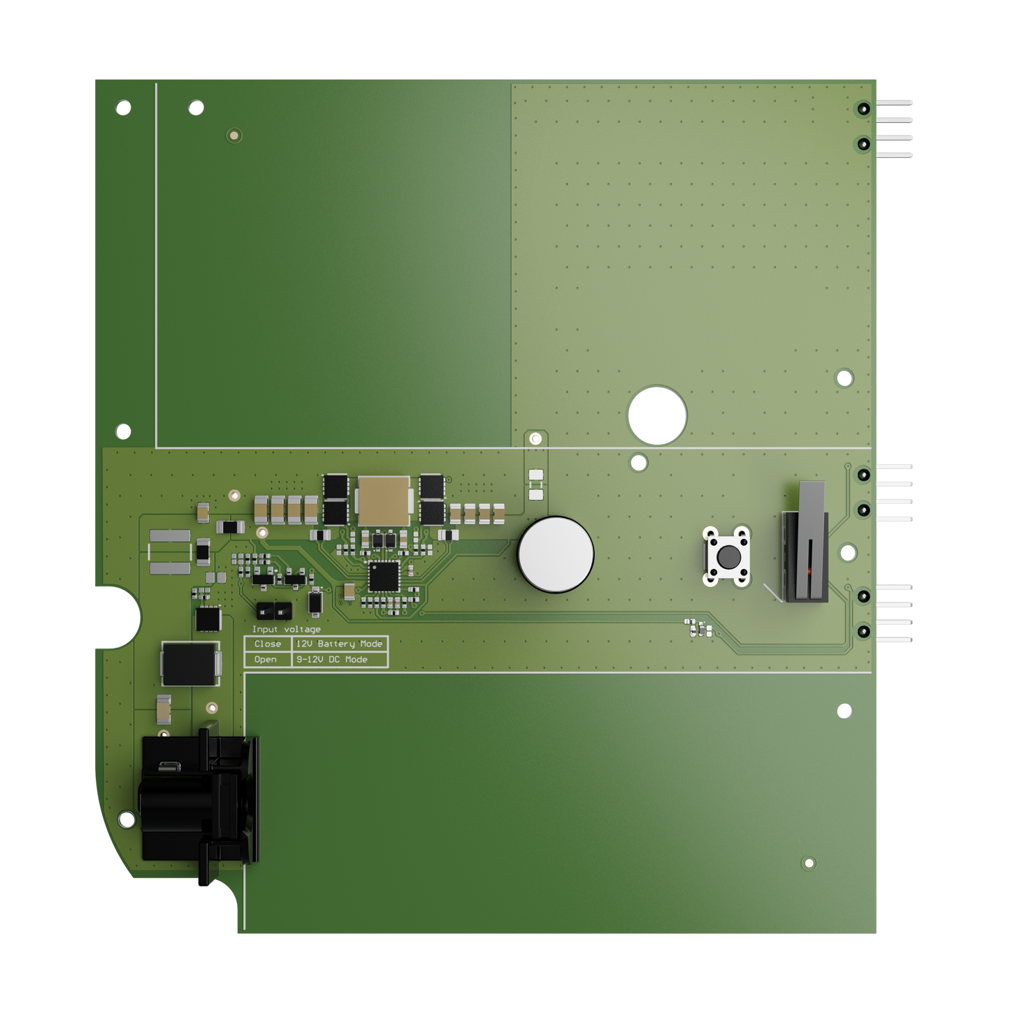 Плата блоку живлення Ajax 12V PSU for NVR (112255.305.NC)