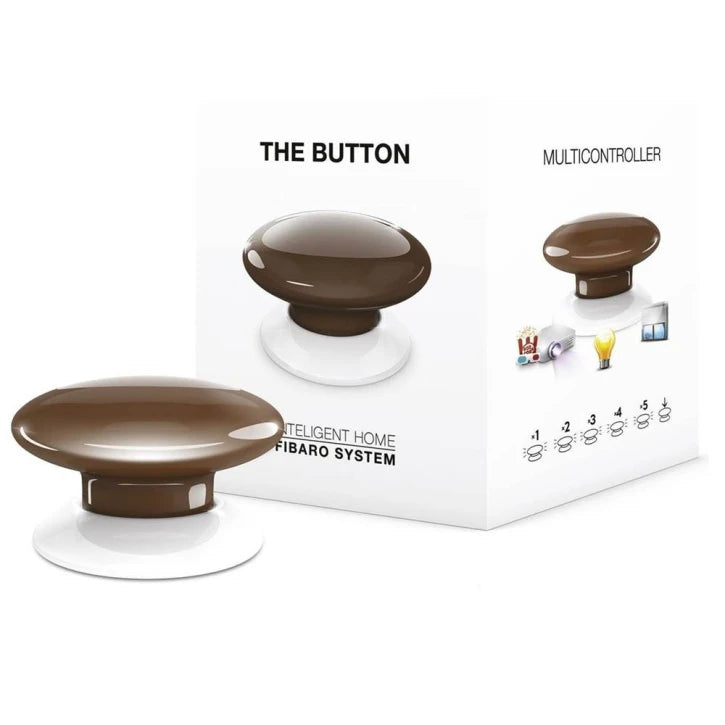 Кнопка управления Z-Wave Fibaro The Button brown - FGPB-101-7
