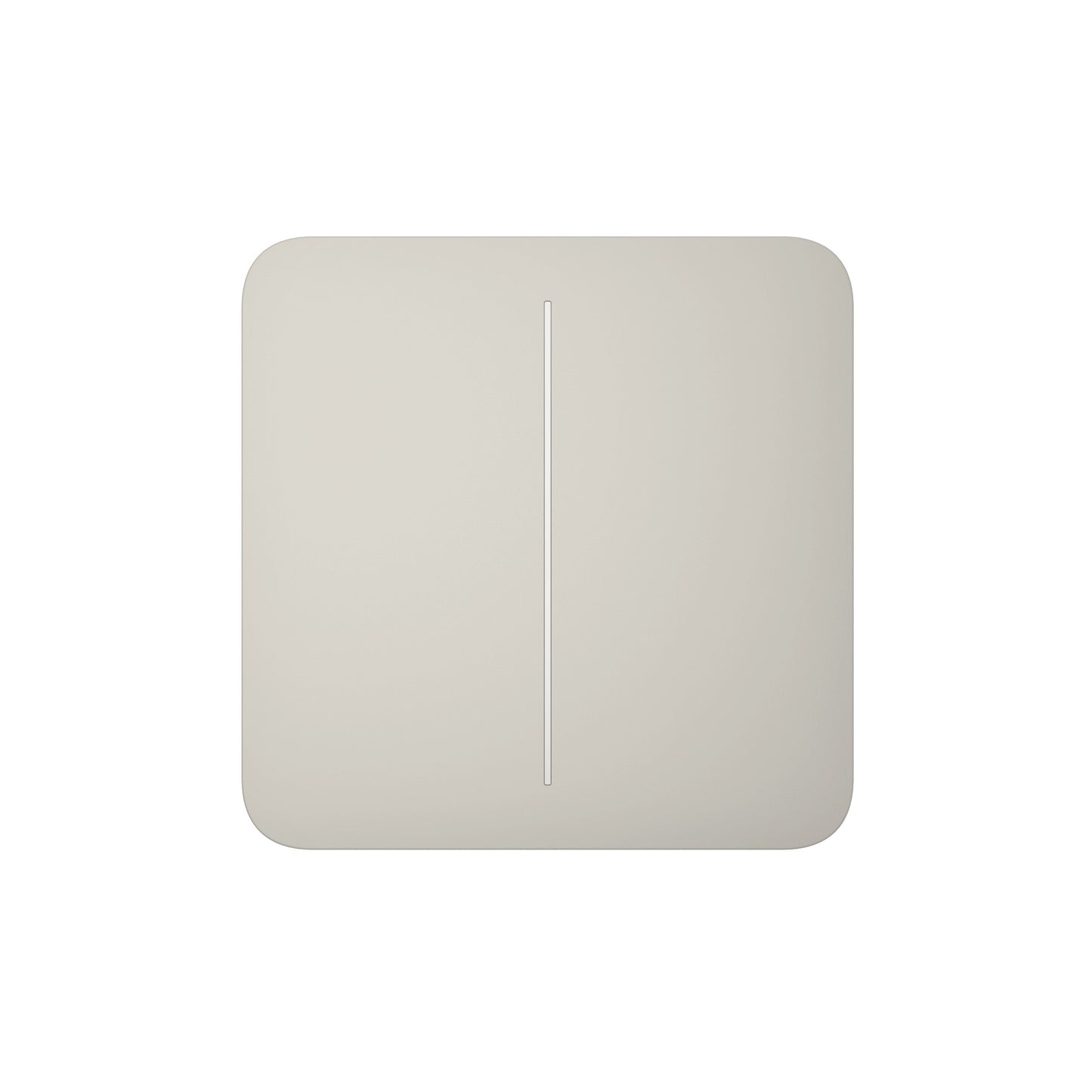 Кнопка для двоклавішного вимикача Ajax SoloButton (2-gang) Oyster