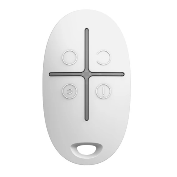 Пластиковий корпус DummyBox Ajax SpaceControl White (DummyBox 22)