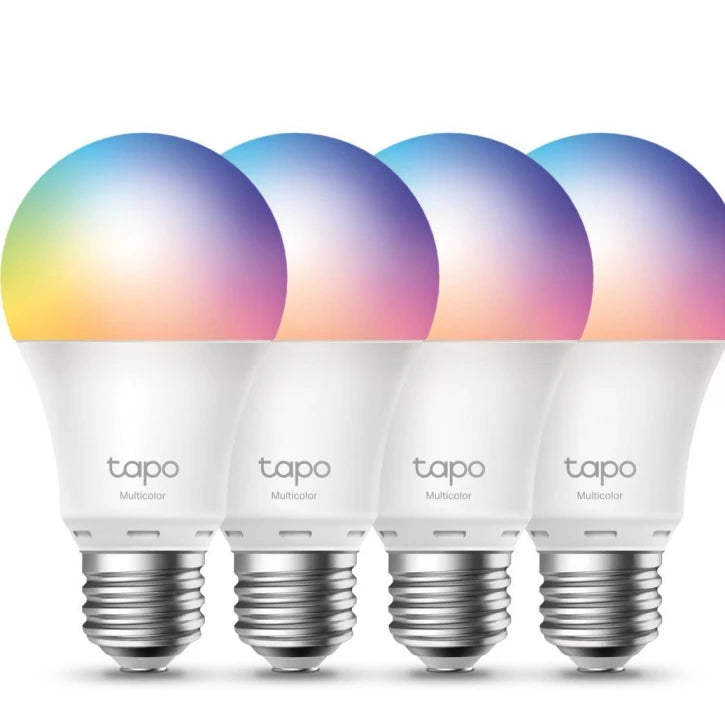Розумна багатокольорова Wi-Fi лампа TP-Link Tapo L530E (806 лм, 2500–6500 К, RGB) (TAPO-L530E-4-PACK)