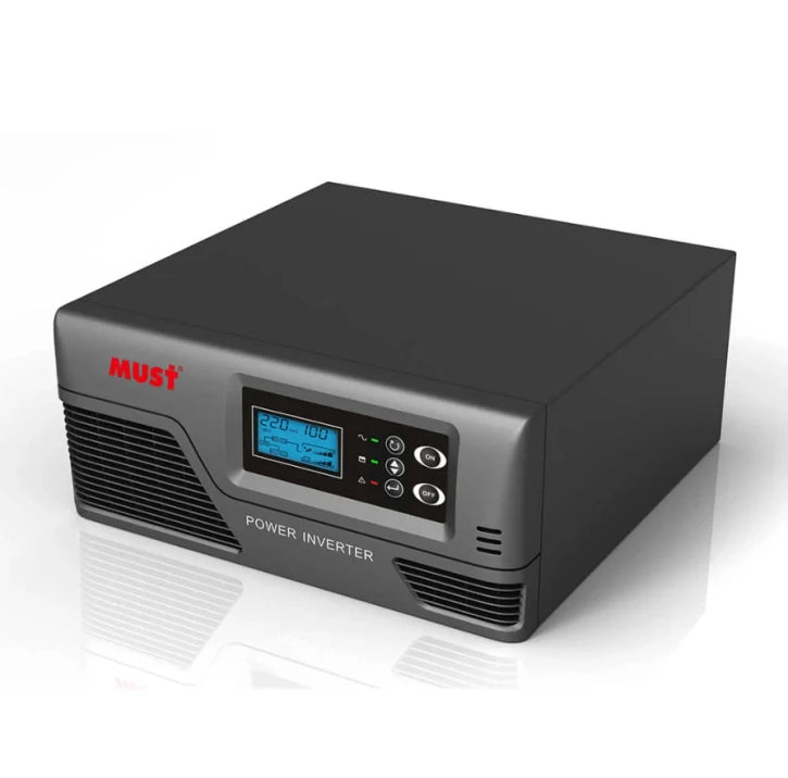 ДБЖ Must Рower EP20-R600W (600 Вт, зовнішня батарея 12В, струм заряду до 20A) з правильною синусоїдою (інвертор) (275619)