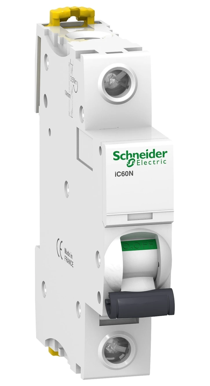 Автоматичний вимикач Schneider Electric iC60N (1P, 10A, C) (A9F79110)