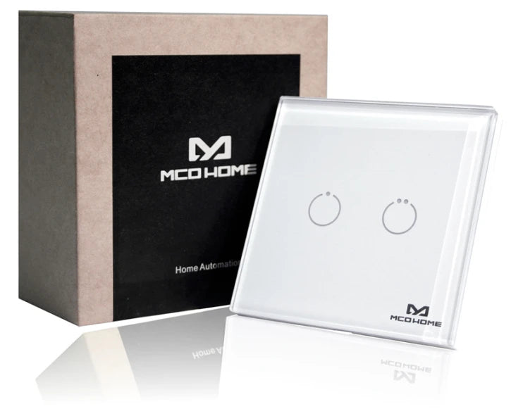 Сенсорний вимикач MCO Home Z-Wave MCO_TPS312 на 2 канала White (MCO_TPS312)