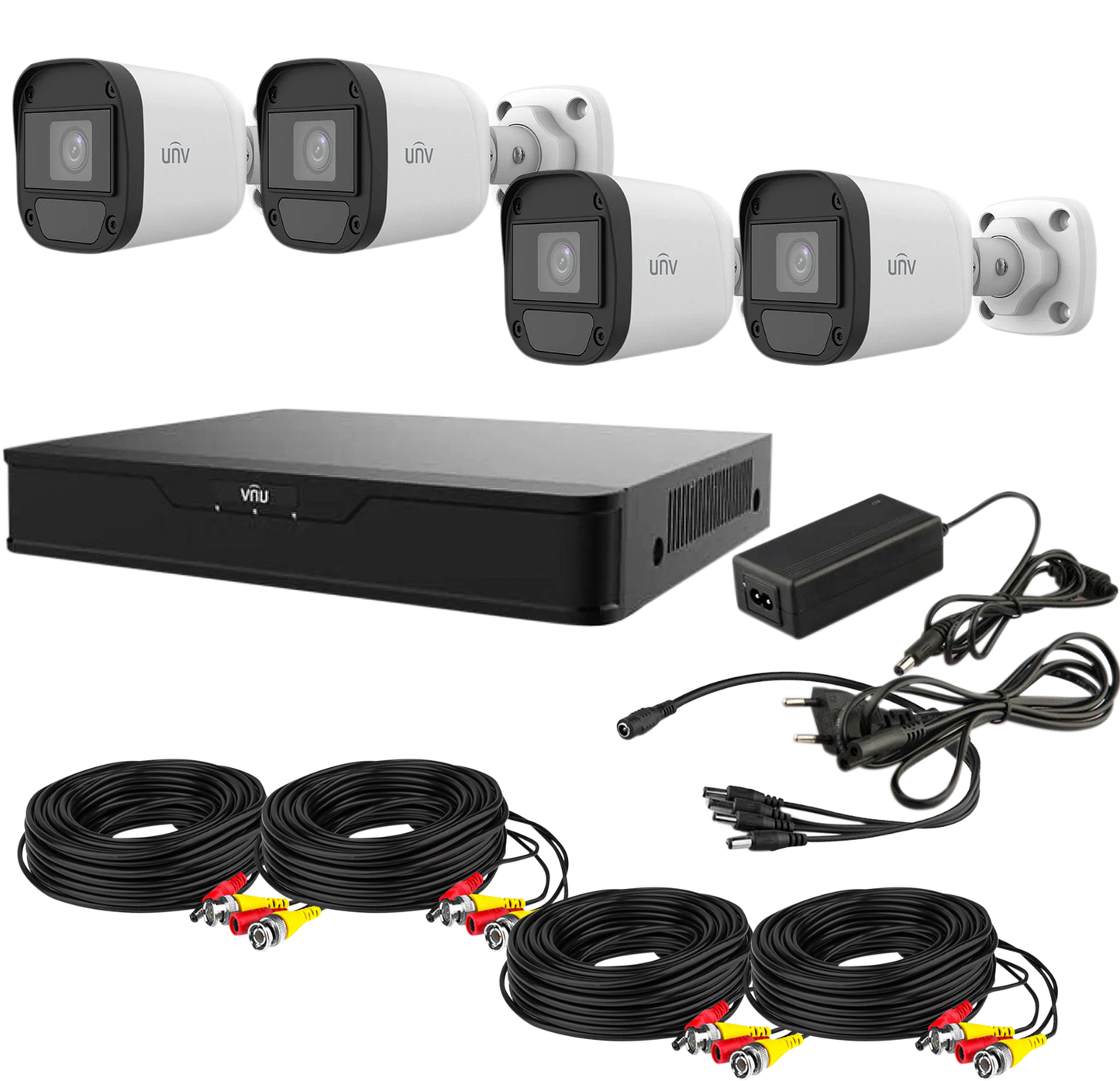 Комплект відеоспостереження Uniview AHD 4BULLET