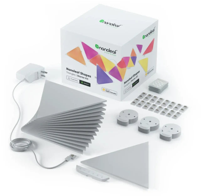 Розумна система освітлення Nanoleaf Shapes Triangles Starter Kit - 15 шт.